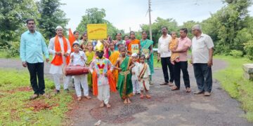 Literacy Procession in Shir Morewadi