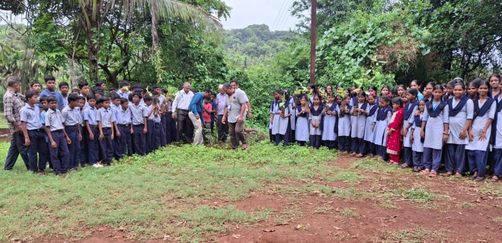 Planting of 287 trees in Guhagar