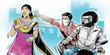 Mangalsutra snatched from woman's neck