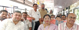 Jijau bus inauguration ceremony