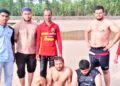 Rescued drowning in the sea at Guhagar
