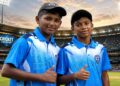 Shrish and Advait selected for tennis cricket tournament