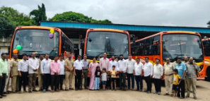 Jijau bus inauguration ceremony