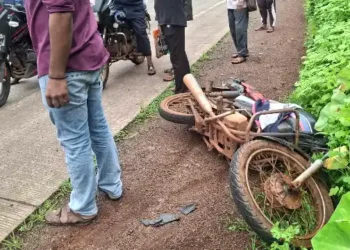 Bike accident in Chikhali