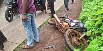 Bike accident in Chikhali