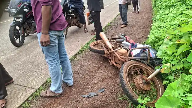 Bike accident in Chikhali
