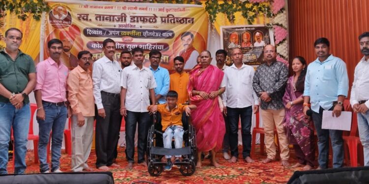 Wheelchair distribution to the disabled