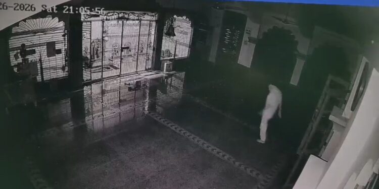 Theft in village deity temple