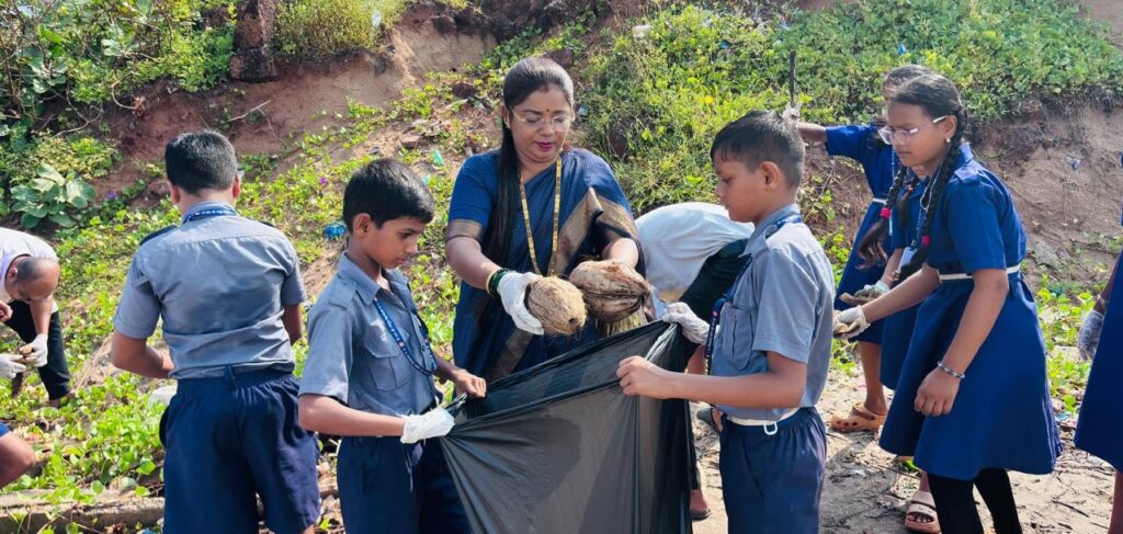 Velneshwar beach cleanliness drive