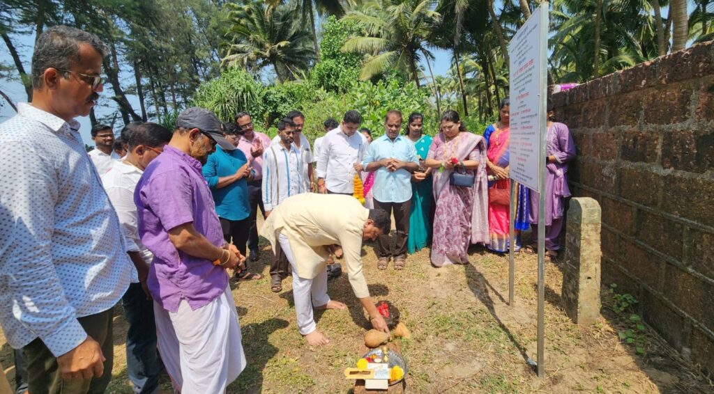 Bhumipujan ceremony at Guhagar