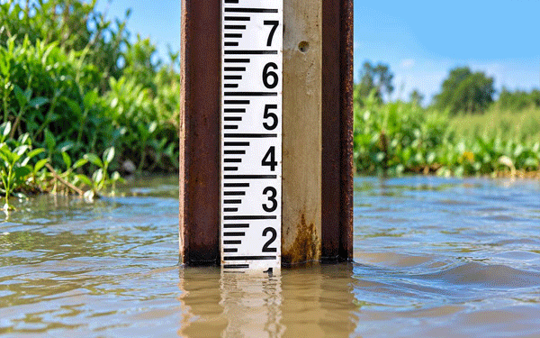 Decline in groundwater levels