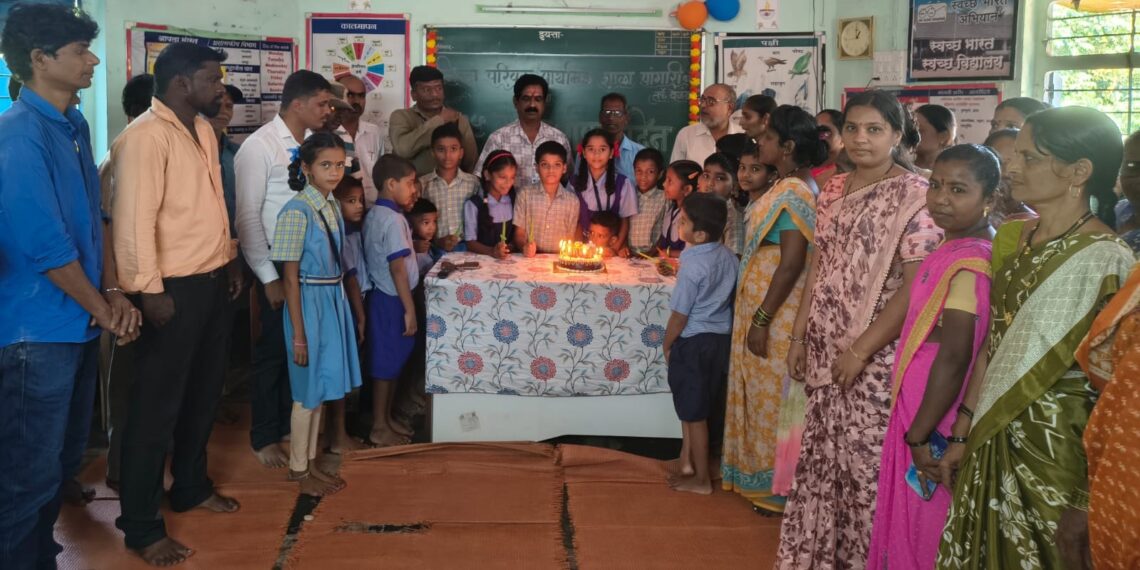 Pangari School's Amrit Mahotsav ceremony