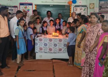 Pangari School's Amrit Mahotsav ceremony
