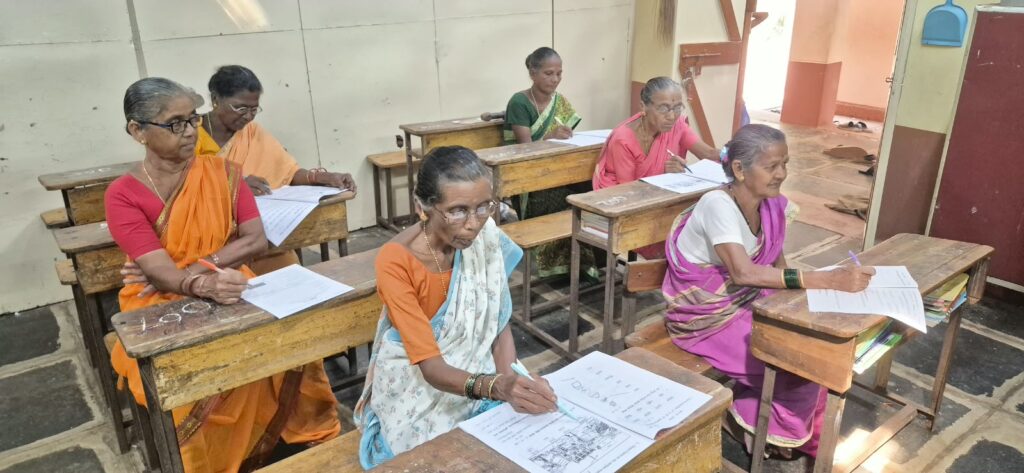 Examination for newly literate individuals in Guhagar