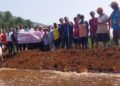 Villagers built a 20-meter check dam