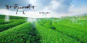 Survey with the help of drone technology